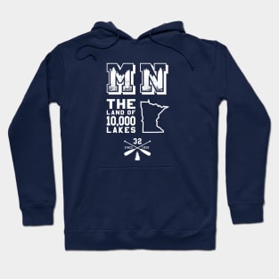 Minnesota MN Land of 10,000 Lakes Hoodie